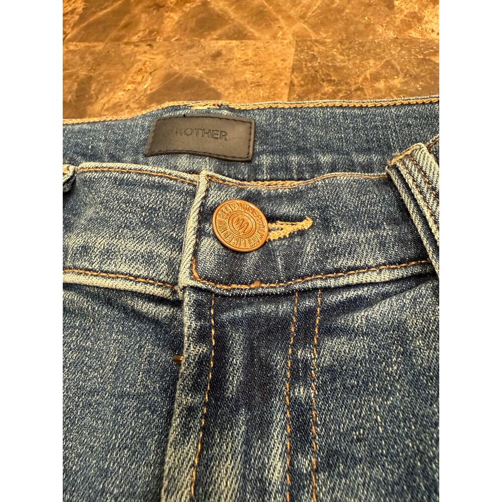 Mother The Mid Rise Rider Flood Jeans. - Picture 6 of 8